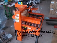 Máy dán băng keo thùng carton, máy dán băng dính 2 mặt thùng giấy Máy dán băng keo thùng carton, máy dán băng dính 2 mặt thùng giấy