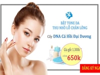 Cấy DNA Cá Hồi Đại Dương - Hoa Sứ Spa - 650k Cấy DNA Cá Hồi Đại Dương - Hoa Sứ Spa - 650k