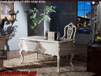 Mua ngay bàn làm việc tân cổ điển màu trắng giá cực sốc tại tphcm Mua ngay bàn làm việc tân cổ điển màu trắng giá cực sốc tại tphcm