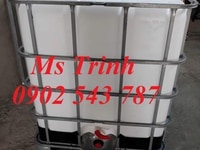 Xả hàng combo thùng nhựa vuông 1000 lít, tank nhựa 1000 lít đựng dầu Xả hàng combo thùng nhựa vuông 1000 lít, tank nhựa 1000 lít đựng dầu
