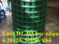 Chuyên phân phối lưới hàn bọc nhựa ô 12x12, 20x20, 25x25, 50x50 Chuyên phân phối lưới hàn bọc nhựa ô 12x12, 20x20, 25x25, 50x50