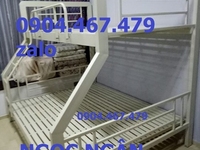 Giường sắt tầng 1m2x1m4 cao cấp hộp vuông Giường sắt tầng 1m2x1m4 cao cấp hộp vuông