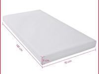 Nệm bông ép cho cũi trẻ em - Ngang 70 x Dài 140 x Dày 9 cm Nệm bông ép cho cũi trẻ em - Ngang 70 x Dài 140 x Dày 9 cm