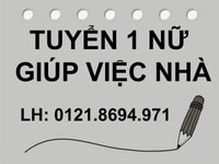 Nhà em cần tuyển thêm người phụ giúp việc nhà Nhà em cần tuyển thêm người phụ giúp việc nhà