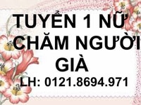 Nhà mình đang có nhu cầu tìm một cô đến ăn ở tại nhà cùng bà . Nhà mình đang có nhu cầu tìm một cô đến ăn ở tại nhà cùng bà .