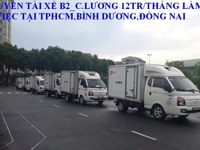 Tuyển gấp 5 Tài Xế Dấu B2-C Giao Hàng Siêu Thị Tuyển gấp 5 Tài Xế Dấu B2-C Giao Hàng Siêu Thị