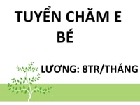 Cần gấp người chăm bé 20 tháng Cần gấp người chăm bé 20 tháng