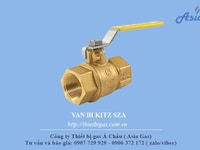 Van bi đồng tay gạt vàng KITZ SZA Van bi đồng tay gạt vàng KITZ SZA