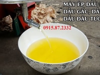 Máy ép dầu gấc, dầu vừng, dầu lạc, dầu đậu nành, ép kiệt đến 98% Máy ép dầu gấc, dầu vừng, dầu lạc, dầu đậu nành, ép kiệt đến 98%