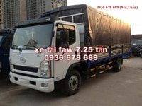 Xe tải faw 7,25 tấn thùng dài 6m3 Xe tải faw 7,25 tấn thùng dài 6m3