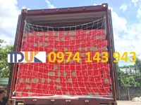 Lưới chống rơi hàng container. Lưới chống rơi hàng container.