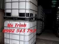 Thùng nhựa 1 khối, thùng tank nhựa đựng hóa chất, thùng trắng 1000 lí Thùng nhựa 1 khối, thùng tank nhựa đựng hóa chất, thùng trắng 1000 lí