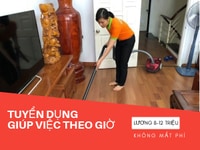 Cần Tuyển Nữ Giúp Việc Theo Giờ Cần Tuyển Nữ Giúp Việc Theo Giờ
