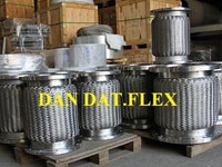 Ống mềm inox có lưới có mặt bích jis 10K, khớp nối mềm nối bích Ống mềm inox có lưới có mặt bích jis 10K, khớp nối mềm nối bích