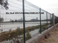 Lưới thép hàng rào phi 5 ô 50x150 mạ kẽm sơn tĩnh điện, nhúng nhựa pvc Lưới thép hàng rào phi 5 ô 50x150 mạ kẽm sơn tĩnh điện, nhúng nhựa pvc