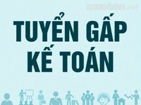 Cần tuyển 02 Nam/ Nữ kế toán bán hàng vui vẻ, hòa đồng Cần tuyển 02 Nam/ Nữ kế toán bán hàng vui vẻ, hòa đồng