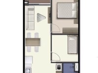 Căn hộ thông minh 53m2 bố trí 2PN rất đẹp tại Q7 Saigon Riverside Căn hộ thông minh 53m2 bố trí 2PN rất đẹp tại Q7 Saigon Riverside