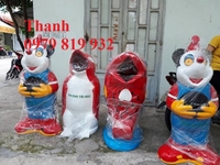 Thùng rác thải hình thú chim cánh cụt Thùng rác thải hình thú chim cánh cụt