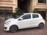 Bán Mirage 2017 đk 2018 số sàn màu trắng xe đi 13 000 km đẹp Bán Mirage 2017 đk 2018 số sàn màu trắng xe đi 13 000 km đẹp