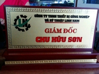Nơi làm biển tên để bàn giá rẻ tại hải Dương Nơi làm biển tên để bàn giá rẻ tại hải Dương