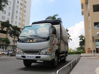 Xe tải jac 2.4 tấn thùng dài 4 mét 3, đại lý xe tải jac tại sài gòn Xe tải jac 2.4 tấn thùng dài 4 mét 3, đại lý xe tải jac tại sài gòn