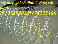 Dây thép gai hình dao đương kính 35, 40, 50cm Dây thép gai hình dao đương kính 35, 40, 50cm