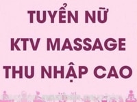Tuyển 10 nữ massage thư giãn, tuổi 18 đến 32 Tuyển 10 nữ massage thư giãn, tuổi 18 đến 32