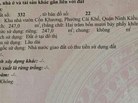 Khu vực Cồn Khương, bán nền biệt thự góc 2 mặt tiền đường 16 và 15 Khu vực Cồn Khương, bán nền biệt thự góc 2 mặt tiền đường 16 và 15