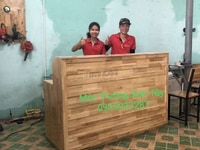 Quầy bar gỗ cao su cực bền, giá đóng tận xưởng Quầy bar gỗ cao su cực bền, giá đóng tận xưởng