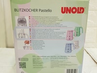 Ấm siêu tốc Unold Pastello 1.7 lít xách tay Đức Ấm siêu tốc Unold Pastello 1.7 lít xách tay Đức
