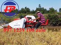 Máy gặt lúa mini liên hợp Hòa Phát 4LZ 1.2 Máy gặt lúa mini liên hợp Hòa Phát 4LZ 1.2