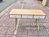 Bàn Làm việc D120xR60 MDF chống trầy, chân gỗ- Miễn phí giao hàng Bàn Làm việc D120xR60 MDF chống trầy, chân gỗ- Miễn phí giao hàng