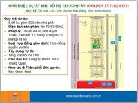 Mở bán dự án Golden Center City ngay TTHC Bàu Bàng Mở bán dự án Golden Center City ngay TTHC Bàu Bàng