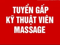 Cần tuyển 20 nữ nhân viên Massage làm kỹ thuật tinh dầu, tuổi từ 18-30 Cần tuyển 20 nữ nhân viên Massage làm kỹ thuật tinh dầu, tuổi từ 18-30