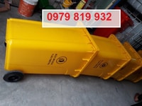 Cung cấp thùng rác y tế 120 lít màu xám Cung cấp thùng rác y tế 120 lít màu xám
