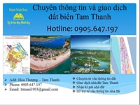 Bán homestay mặt biển Tam Thanh đang kinh doanh tốt Bán homestay mặt biển Tam Thanh đang kinh doanh tốt