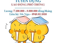 Tuyến gấp công nhân lương cao tại Long An Tuyến gấp công nhân lương cao tại Long An