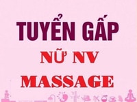 Cần tuyển gấp nữ nhân viên massage body, làm tại Q1 Cần tuyển gấp nữ nhân viên massage body, làm tại Q1