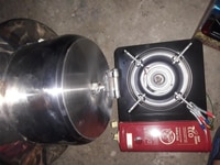 Máy nổ bỏng ngô,máy làm bắp rang bơ dùng bình gas mini có máng Máy nổ bỏng ngô,máy làm bắp rang bơ dùng bình gas mini có máng