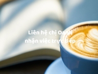 Cần tìm 05 bạn nam/nữ phụ tư vấn và bán coffee Cần tìm 05 bạn nam/nữ phụ tư vấn và bán coffee