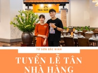 Tuyển 1 tiếp tân nhà hàng kv Bắc Ninh, có hỗ trợ ăn ở Tuyển 1 tiếp tân nhà hàng kv Bắc Ninh, có hỗ trợ ăn ở