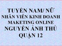 Công ty tuyển dụng NAM/NỮ nhân viên kinh doanh/ Marketing online Công ty tuyển dụng NAM/NỮ nhân viên kinh doanh/ Marketing online