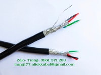 Cáp tín hiệu chống nhiễu RS485, Vỏ PVC màu đen Cáp tín hiệu chống nhiễu RS485, Vỏ PVC màu đen