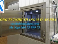 Thang tải thực phẩm, vận chuyển thức ăn cho nhà hàng, trường học Thang tải thực phẩm, vận chuyển thức ăn cho nhà hàng, trường học