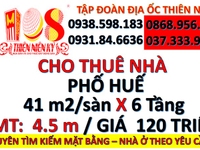 Cho thuê nhà phố huế 41m2/san x 6 tầng mặt tiền 4.5m Cho thuê nhà phố huế 41m2/san x 6 tầng mặt tiền 4.5m