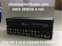 Thiết bị chia AV FJgear FJ-108AV hỗ trợ vào 1 AV ra 8 AV Thiết bị chia AV FJgear FJ-108AV hỗ trợ vào 1 AV ra 8 AV