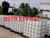 Thùng nhựa vuông 1000 lít có khung sắt, bồn nhựa đựng hóa chất Thùng nhựa vuông 1000 lít có khung sắt, bồn nhựa đựng hóa chất