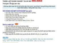 Thành lập doanh nghiệp tại Hà Nội 990 ngàn Thành lập doanh nghiệp tại Hà Nội 990 ngàn