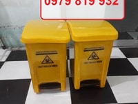 Cung cấp thùng rác đạp chân y tế 20 lít xanh lá, xám Cung cấp thùng rác đạp chân y tế 20 lít xanh lá, xám