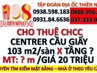 Cho thuê căn hộ chung cư Center point cầu giấy 103m2 3 phòng Cho thuê căn hộ chung cư Center point cầu giấy 103m2 3 phòng